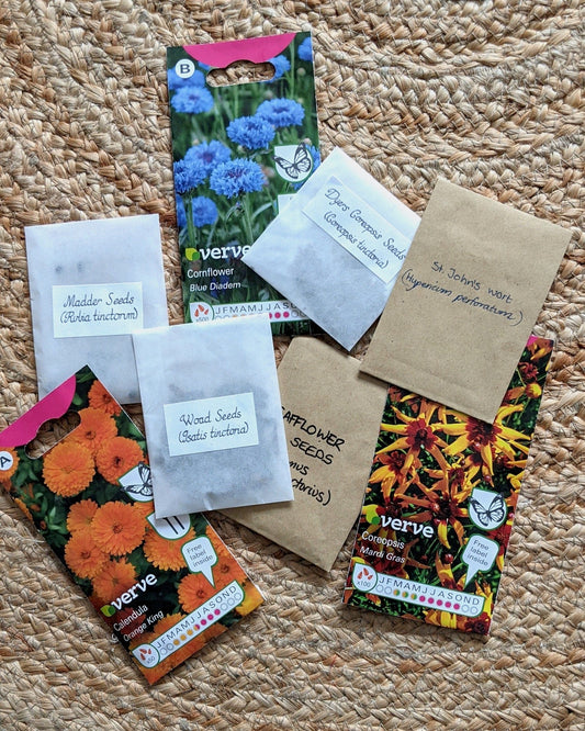 How to create a small dye garden part 2 - which plants