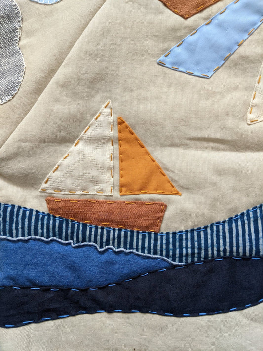 A quilted jacket for my little girl