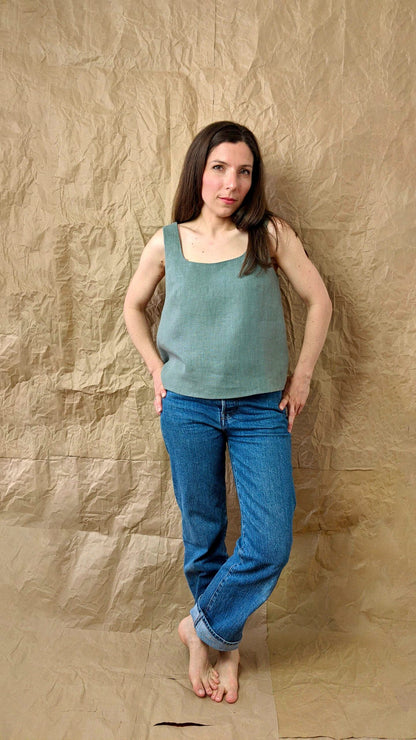 Patron de camisole / robe simple et romantique - SABLE