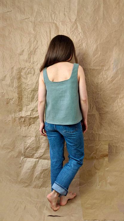 Patron de camisole / robe simple et romantique - SABLE