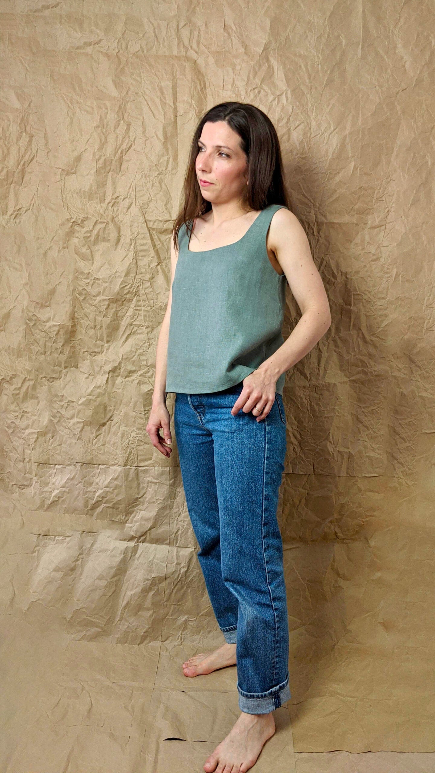 Patron de camisole / robe simple et romantique - SABLE