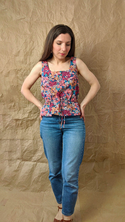 Patron de camisole / robe simple et romantique - SABLE