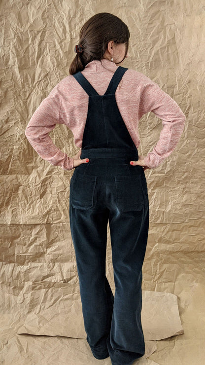 High neck long bat sleeved top pattern - VAGUE