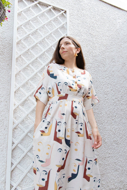 Dress and blouse pattern - COLETTE