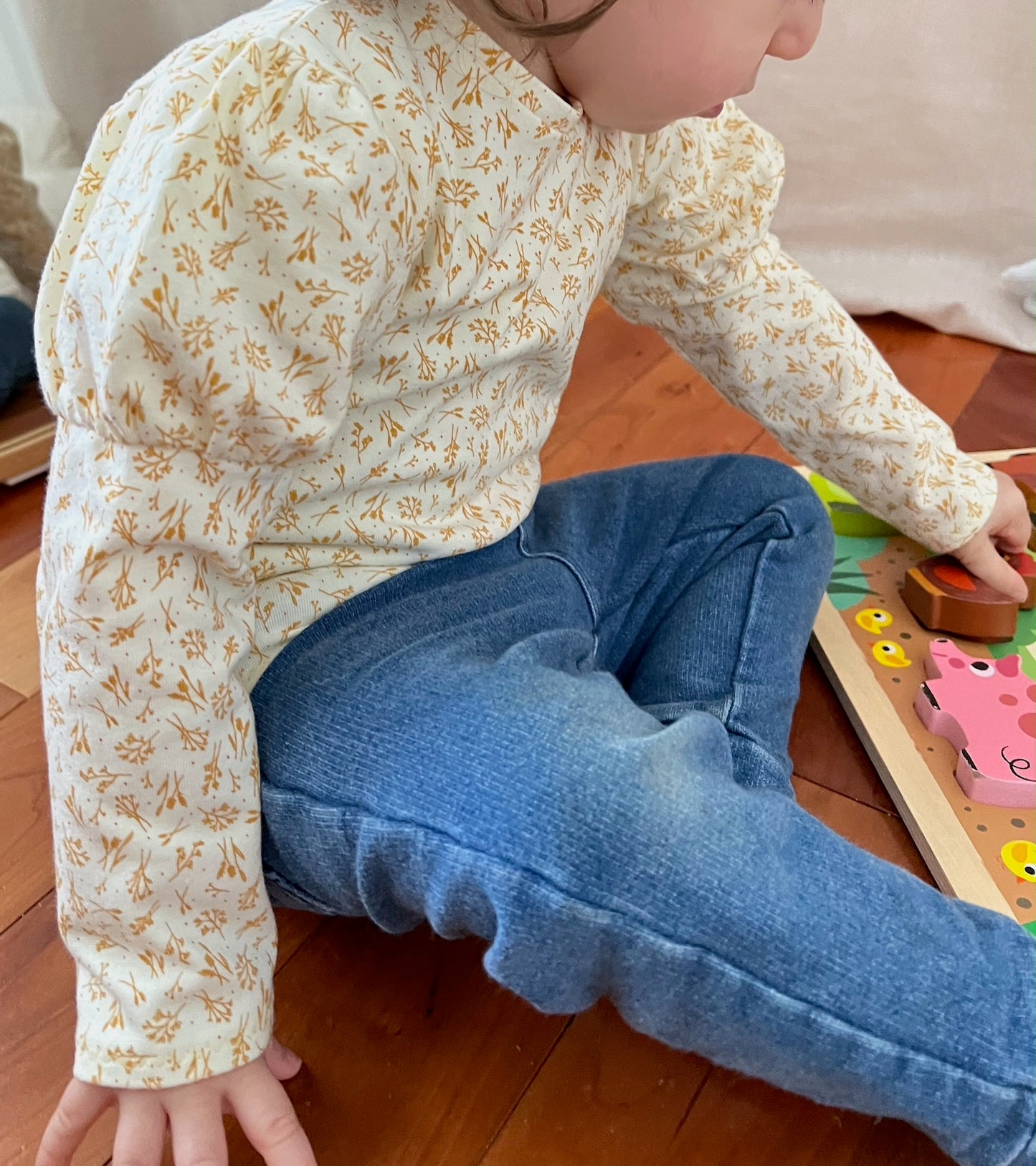 Balloon sleeve t-shirt for babies - NUAGE MINI