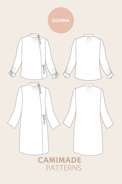 Blouse and dress pattern - DONNA