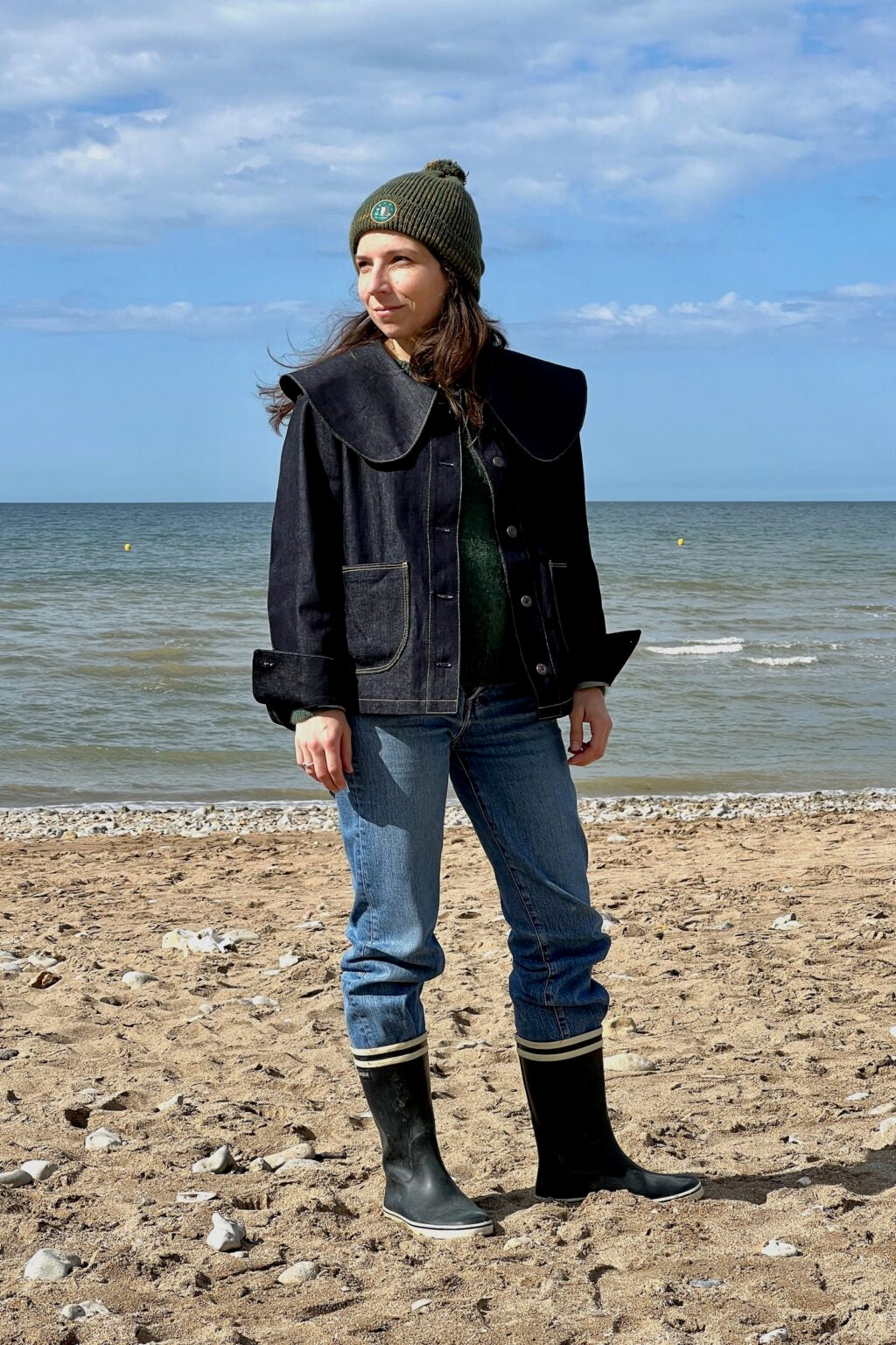 Denim chore jacket pattern - VILLERS