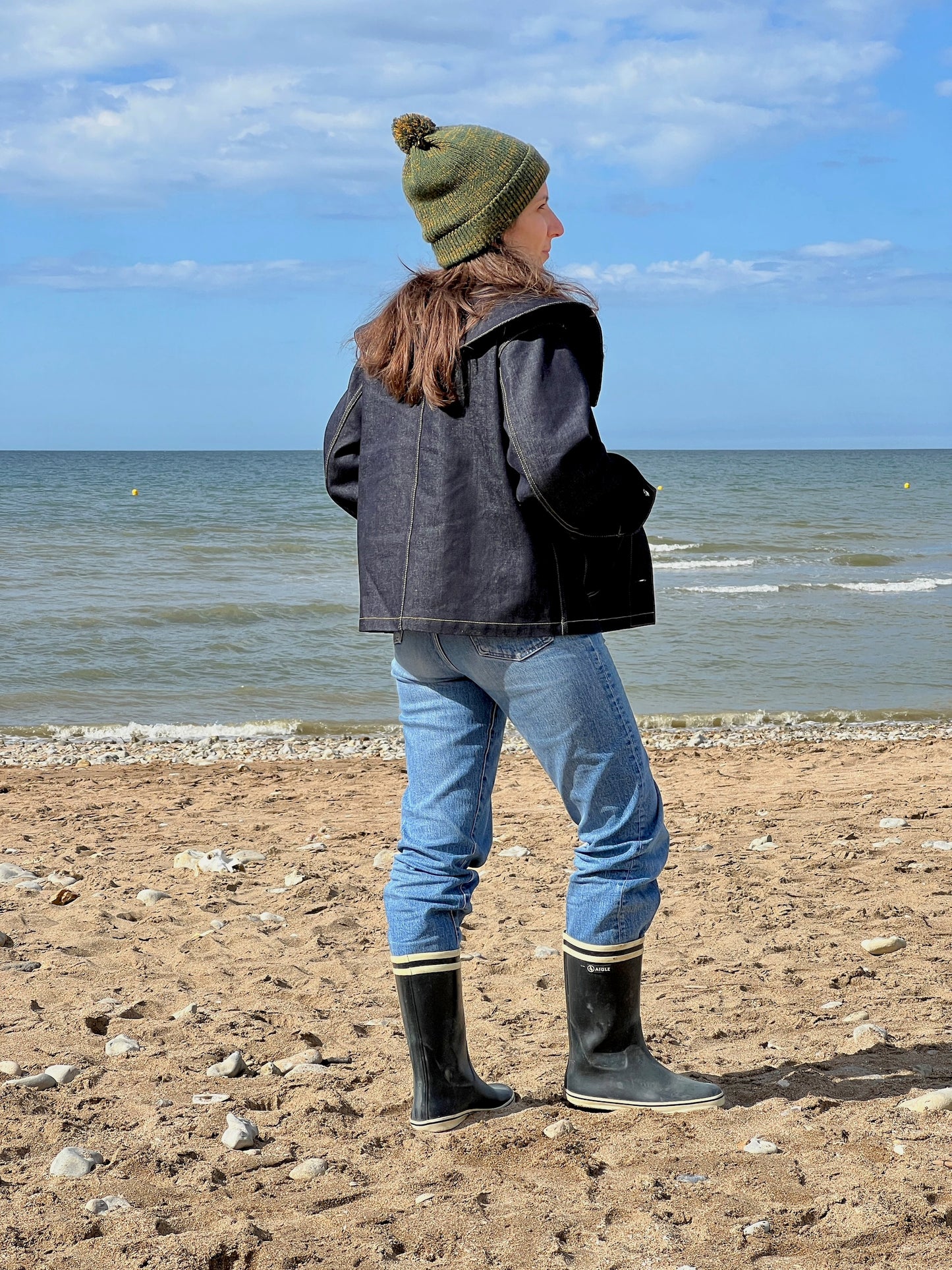 Denim chore jacket pattern - VILLERS