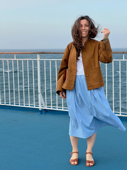 Denim chore jacket pattern - VILLERS