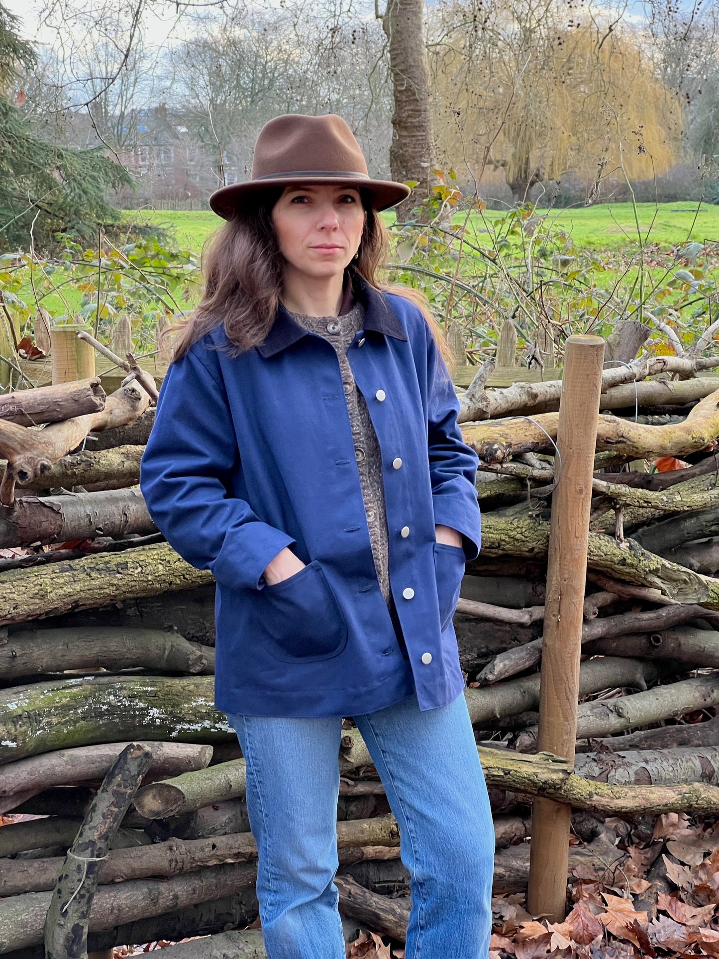 Denim chore jacket pattern - VILLERS