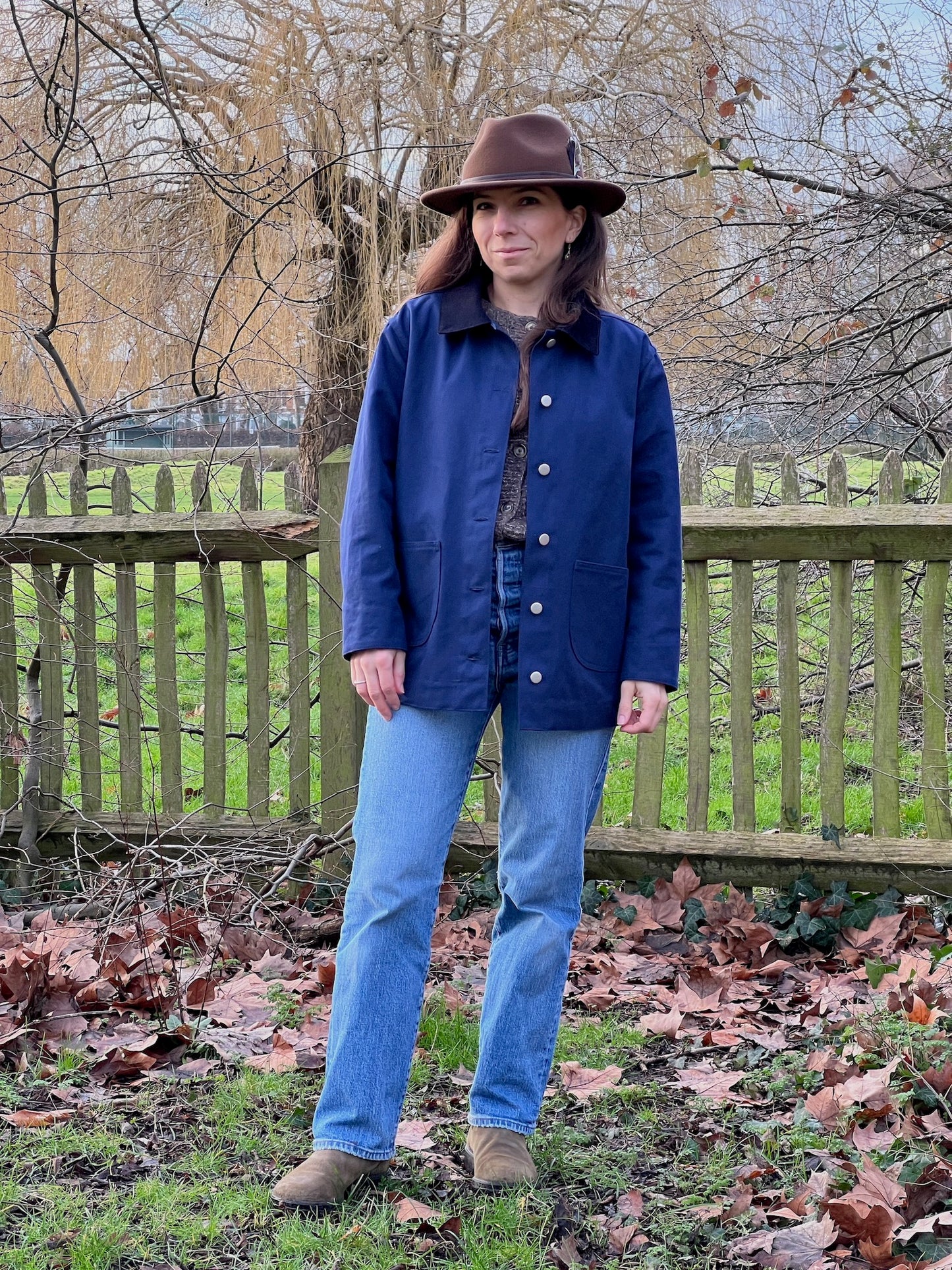 Denim chore jacket pattern - VILLERS