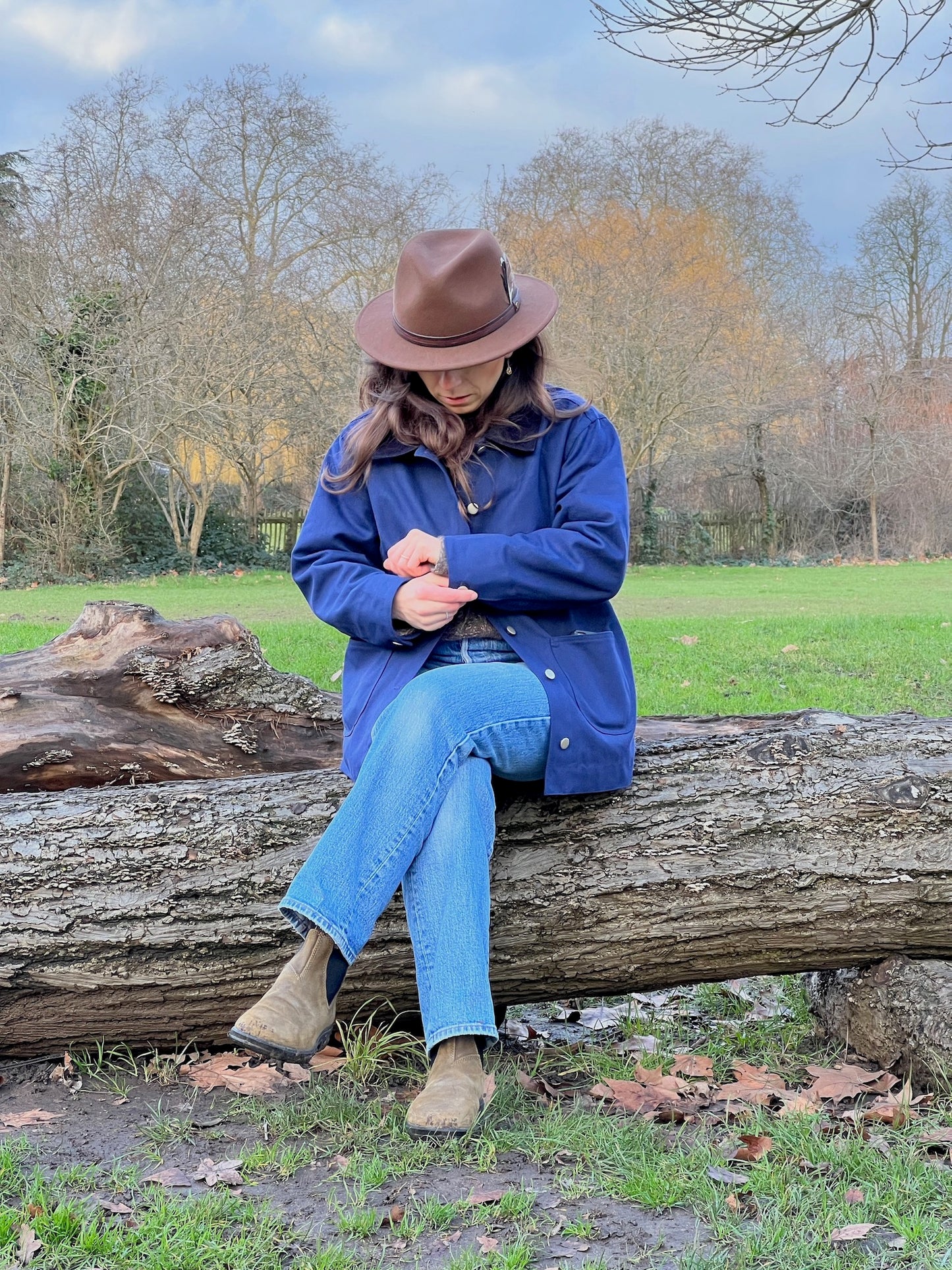 Denim chore jacket pattern - VILLERS