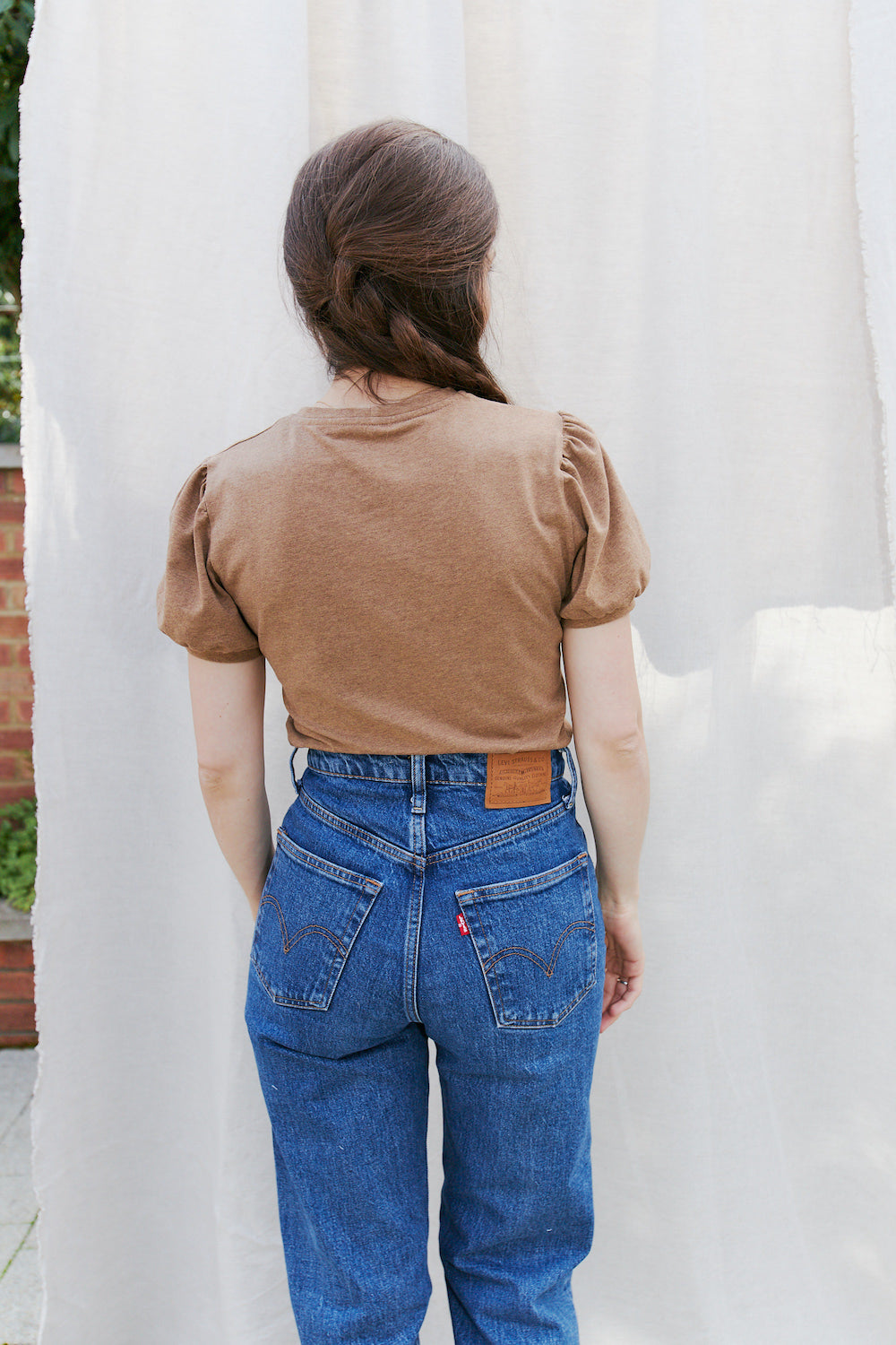 Balloon sleeve shirt - NUAGE