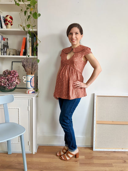 Dress and blouse pattern - PAULETTE