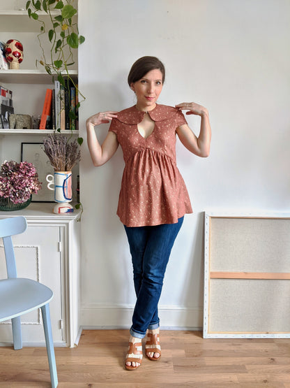 Dress and blouse pattern - PAULETTE
