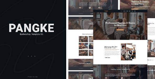 Pangke – Barbershop Template Kit