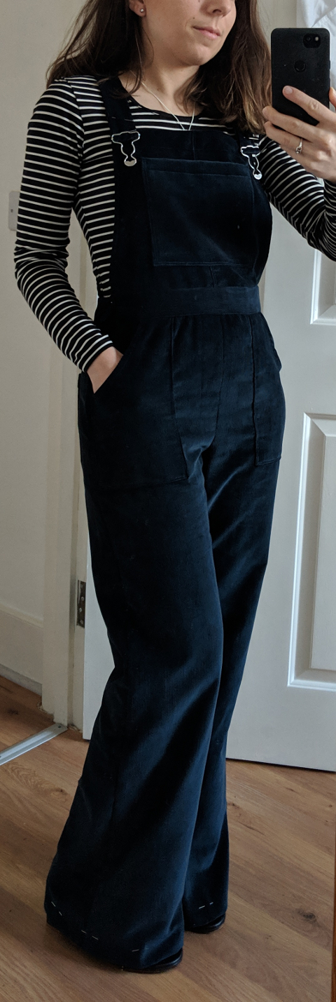 corduroy dungaree