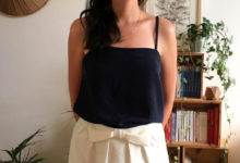 A simple and easy to sew camisole pattern