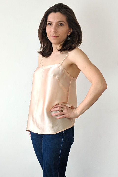 Simple easy to sew cami top pattern