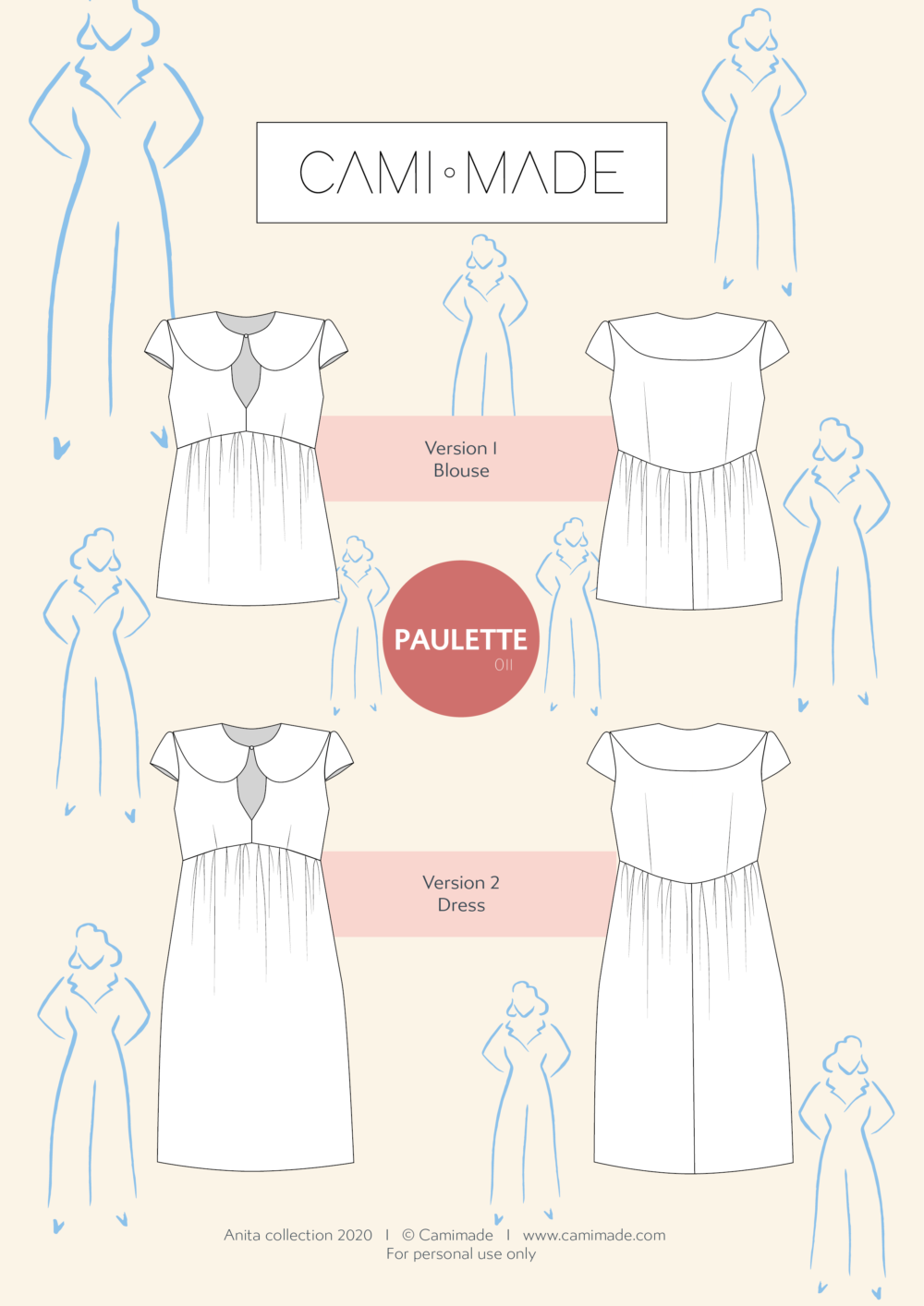 Paulette pattern first page