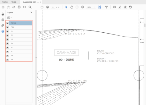 How to print and use PDF sewing patterns? - CAMIMADE