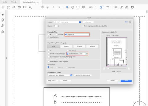 How to print and use PDF sewing patterns? - CAMIMADE