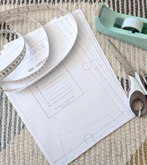 How to print and use PDF sewing patterns?