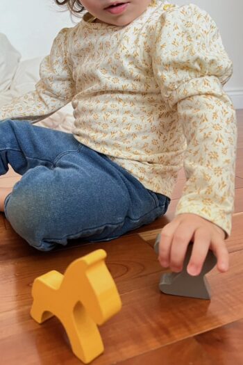 Balloon sleeve t-shirt for babies - NUAGE MINI