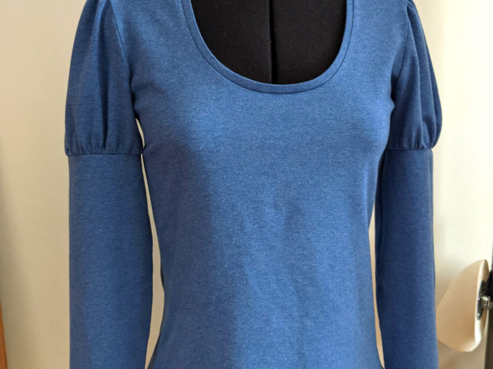 How to modify the neckline of a t-shirt pattern – Nuage pattern hack